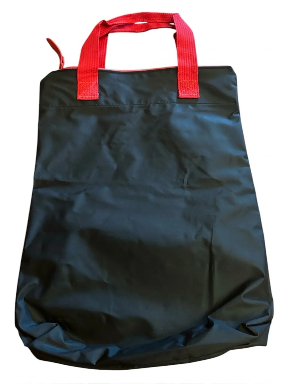 Cole HAAN | Black & Red Airline Fashion Zipper Bag | Eco Friendly Satchel